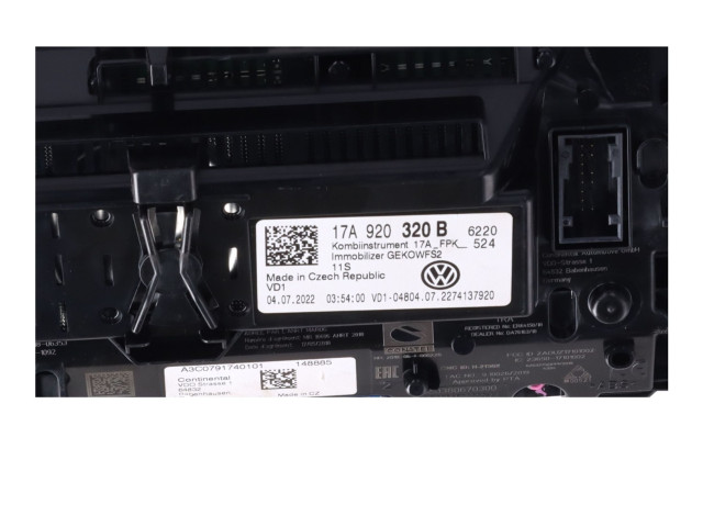 Přístrojová deska  Volkswagen T-Roc 2022 17A920320B  