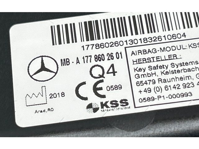 Zpětné zrcátko  Mercedes-Benz A W177 2018  A1778602601, 61429234  