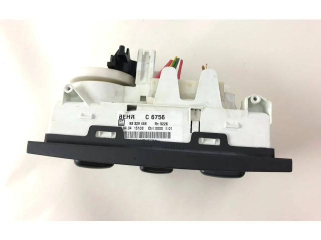 Блок управления климат-контролем 93329466, C6756   Vauxhall Meriva A