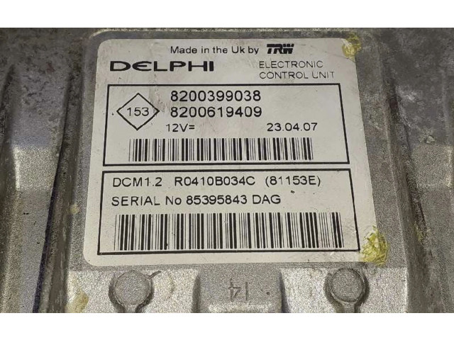 Řídící jednotka 7711497216, 8200619409   Renault Modus 2007