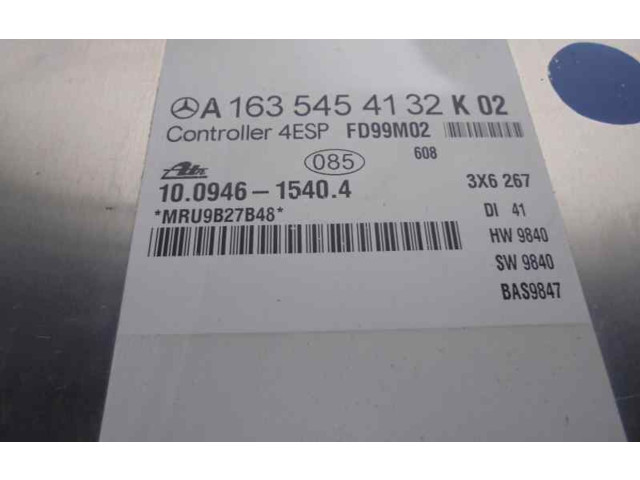 Блок управления АБС 1635454132, 10094615404   Mercedes-Benz ML AMG W164