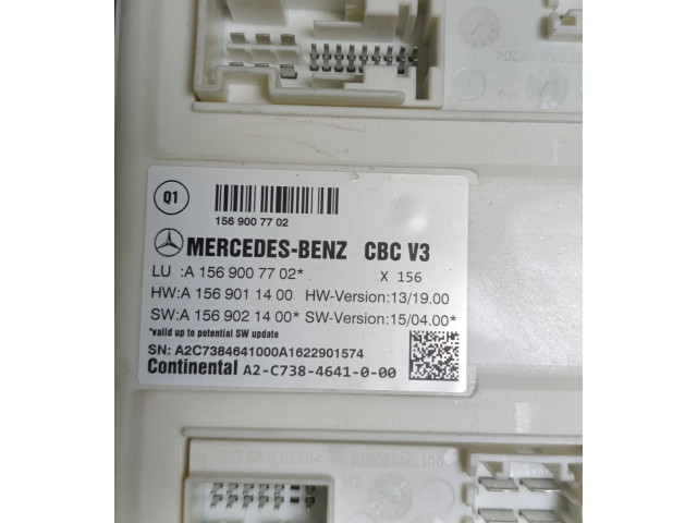 Блок комфорта A1569007702, A1569011400   Mercedes-Benz GLA W156   