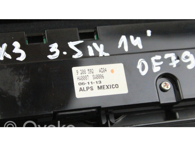 Блок управления климат-контролем 9208592   BMW X3 F25