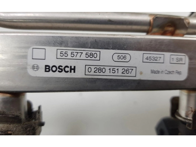 Vstřikovací lišta 55577580, 0280151267   Opel Zafira C    B14NET(Euro 6) 