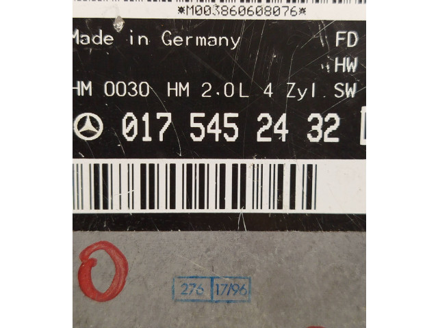 Řídící jednotka 0175452432, 0175452432   Mercedes-Benz E W210 2000