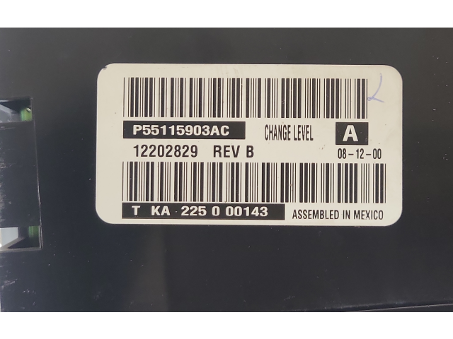 Блок управления климат-контролем 12202829, 225000143   Jeep Grand Cherokee (WJ)