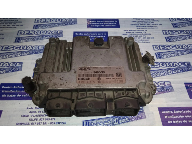 Блок управления двигателя 0281011701   Ford Focus C-MAX