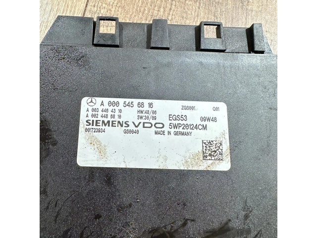 Блок управления коробкой передач A0005456816, A0034464310   Mercedes-Benz E W212