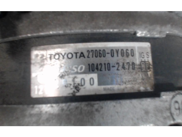 Генератор 270600Y050   Daihatsu Charade XP90 1.3     