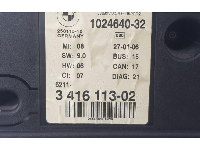 Панель приборов 62113416113, 62103451581   BMW X3 E83       