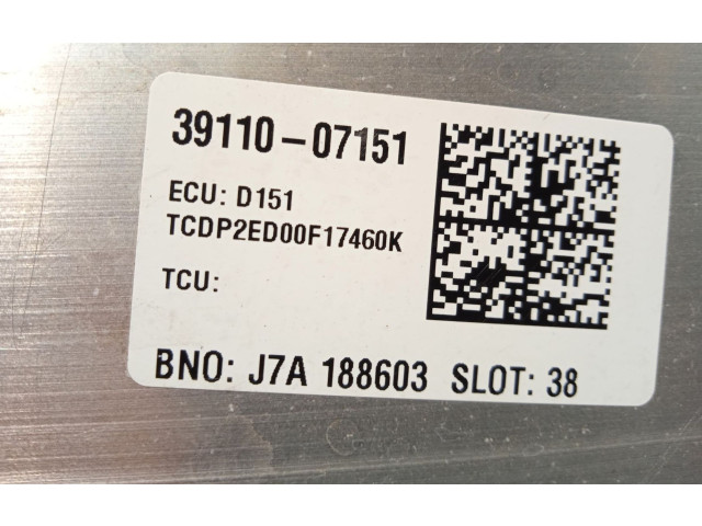Řídící jednotka 3911007151, 3919907020   KIA Ceed 2023
