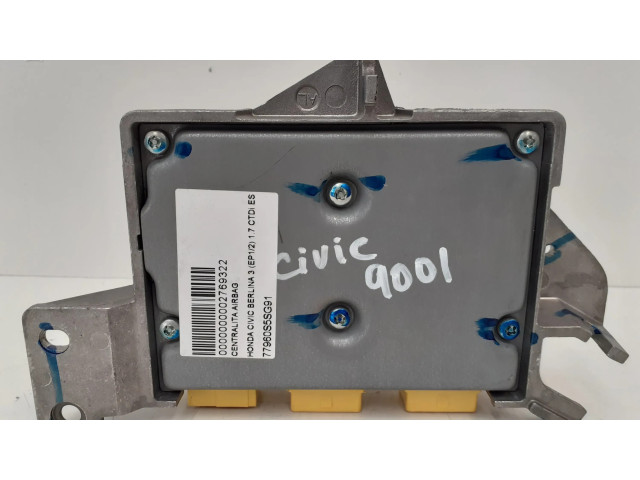 Блок подушек безопасности 77960S5SG921M1, 5WK43401   Honda Civic