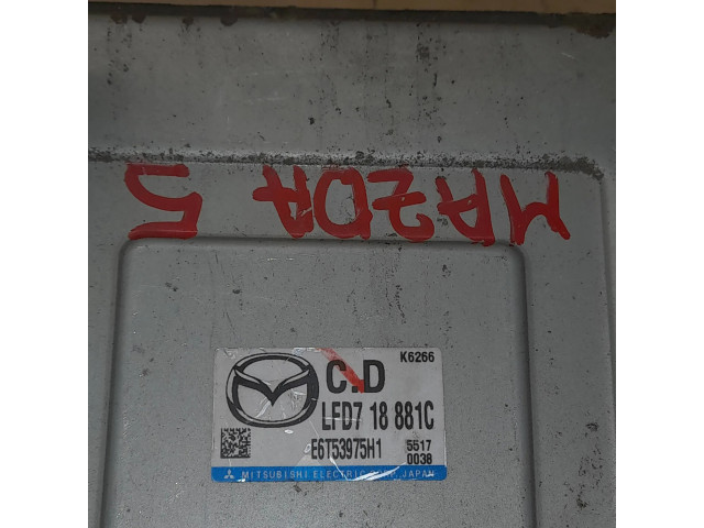 Řídící jednotka LFD718881C, E6T53975H1   Mazda 5 2007