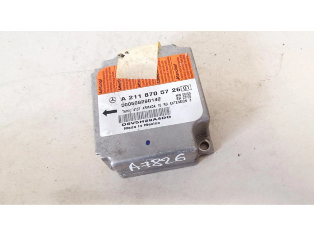 Блок подушек безопасности a2118705726   Mercedes-Benz CLS C219