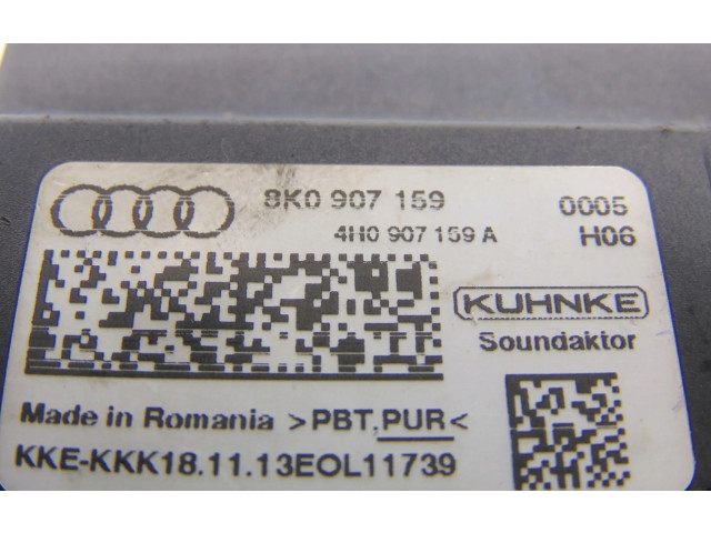 Pojistková skříňka Блок управления очистки выброса 8K0907159   Audi A4 S4 B8 8K 2008