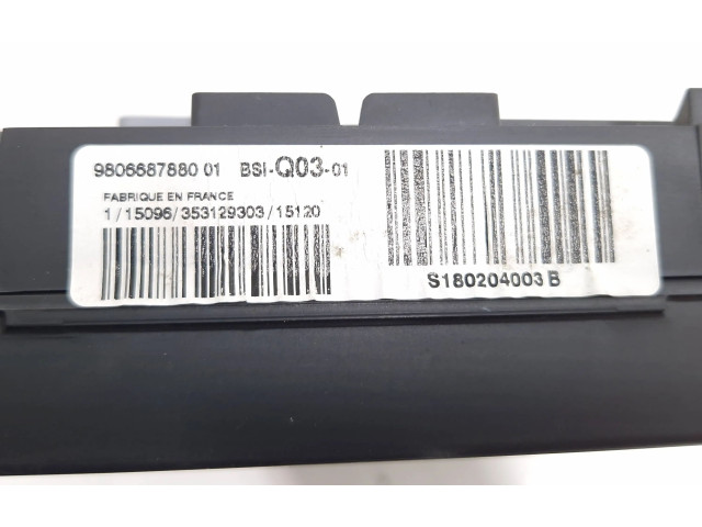 Pojistková skříňka Řídící jednotka BSM 9806687880   Peugeot 308 2015