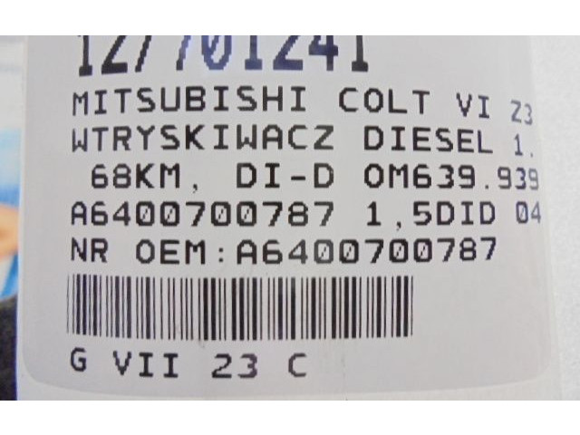 Форсунка A6400700787, A6400700787    Mitsubishi Colt   