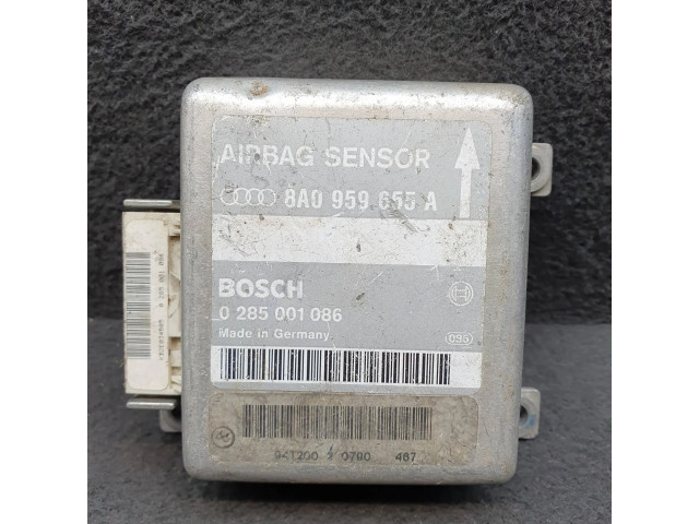 Блок подушек безопасности 8A0959655A, 0285001086   Audi 80 90 S2 B4