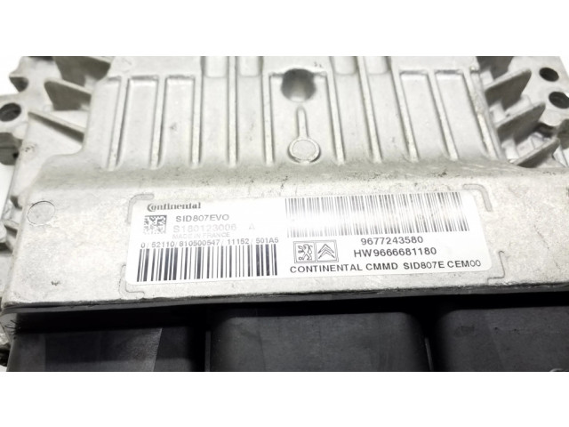 Řídící jednotka 9677243580, 9666681180   Peugeot 508 2010