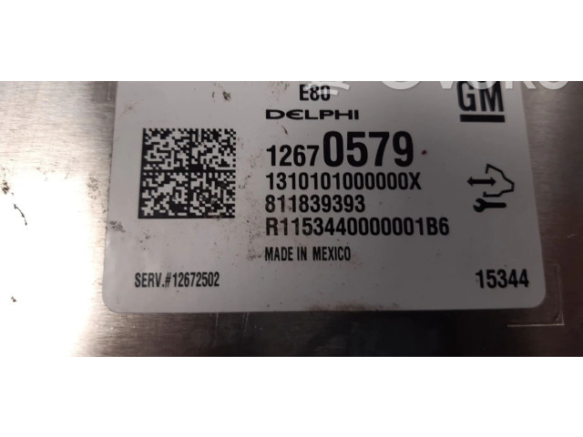 Řídící jednotka 12670579   Opel Cascada 2016