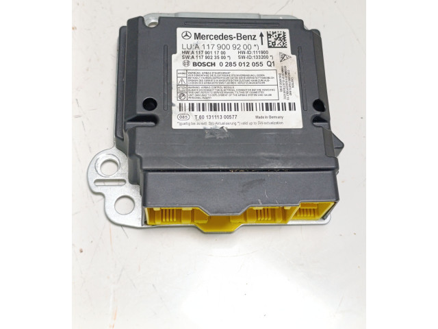 Блок подушек безопасности A1179009200, A1179011700   Mercedes-Benz CLA C117 X117 W117