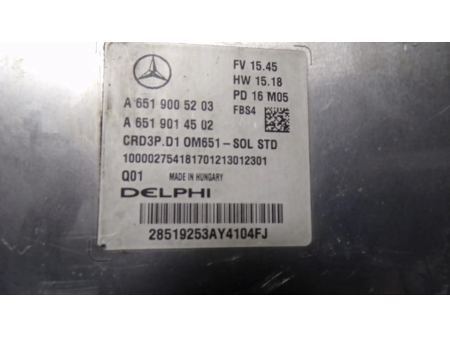 Блок управления двигателя A6519005203, A6519014502   Mercedes-Benz CLK AMG A208 C208