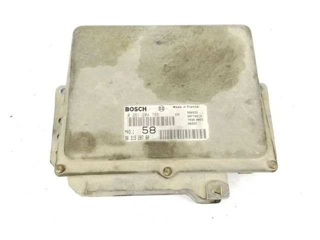 Řídící jednotka 9631528780, 0261204788   Peugeot 106 1996