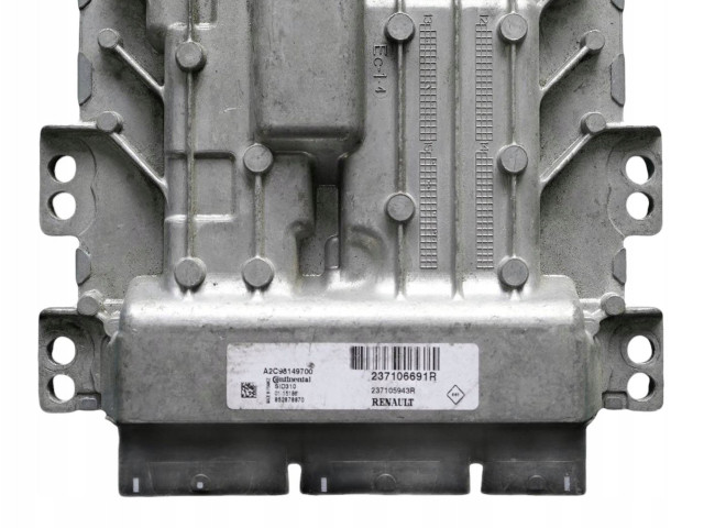 Блок управления двигателя 237106691R, 237105943R   Renault Fluence