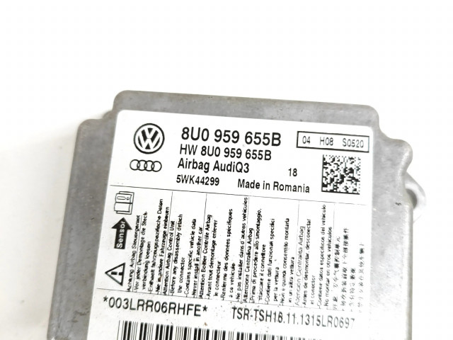 Блок подушек безопасности 8U0959655B, 5WK44299   Audi Q3 8U