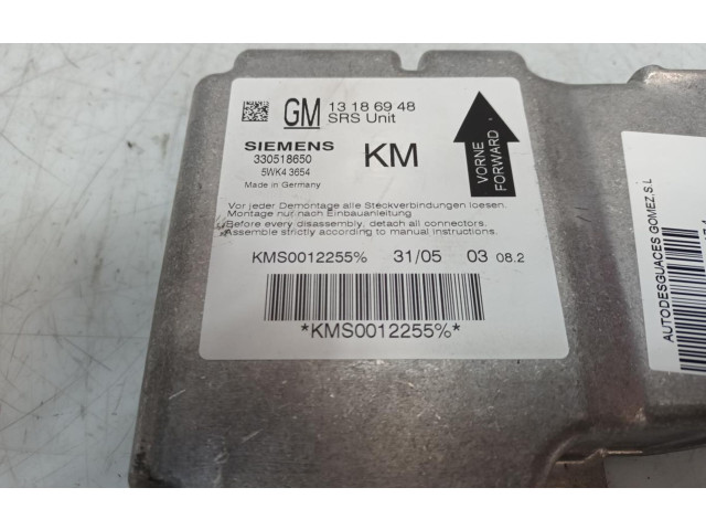 Блок подушек безопасности 13186948   Opel Vectra C