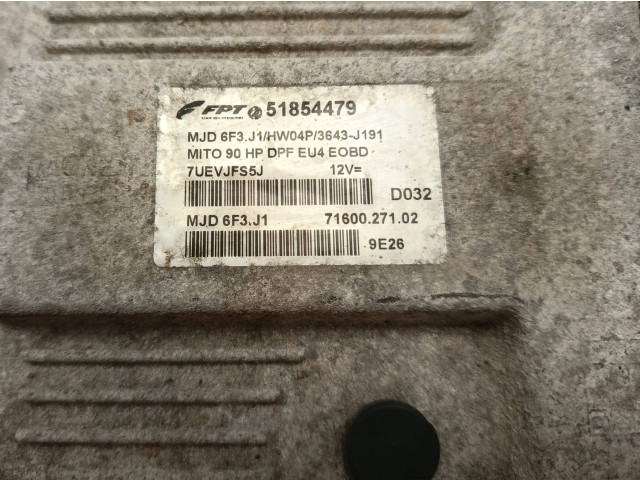 Řídící jednotka 51854479, 7160027102   Alfa Romeo Mito 2010