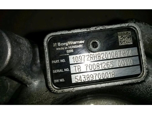  Турбина Renault Kadjar  8201067824, 8201067824   для двигателя R9M-E4      