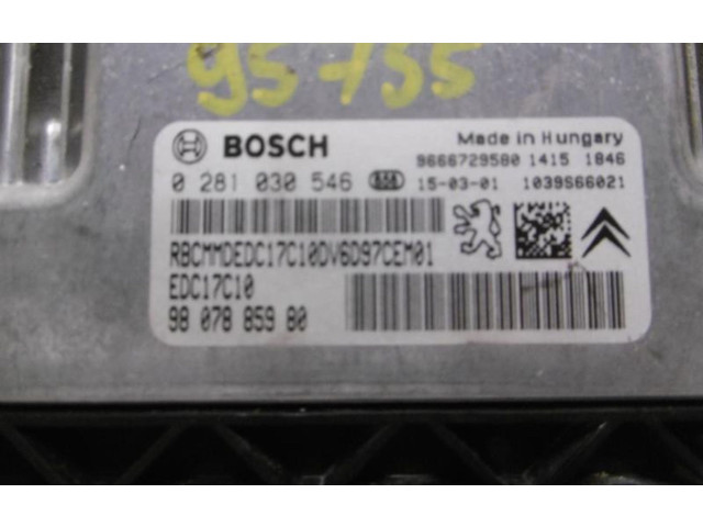Řídící jednotka 1610190180, 1610190180   Peugeot 2008 I 2015