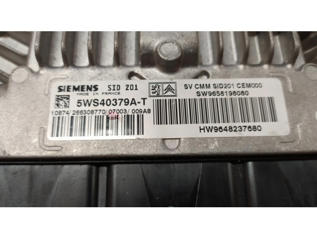 Řídící jednotka SW9658198080, 5WS40379A   Peugeot 407 2006