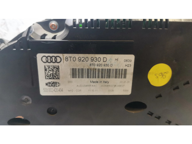 Панель приборов 8T0920930D   Audi A5 8T 8F       