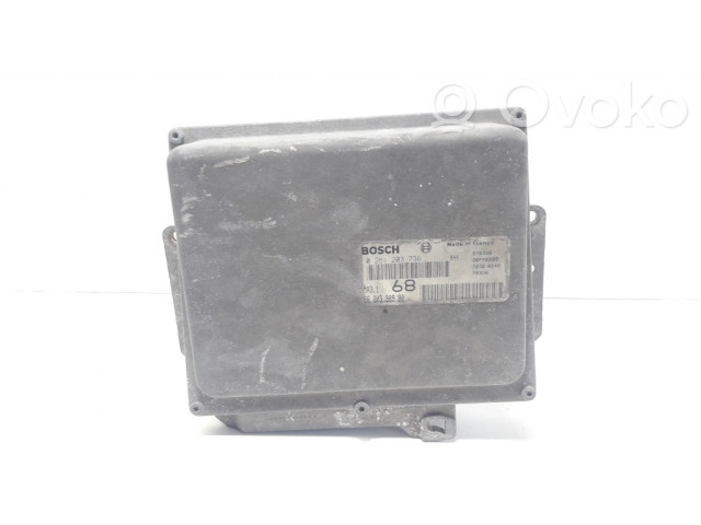 Блок управления двигателя 9620398980, 0261203736   Citroen Saxo