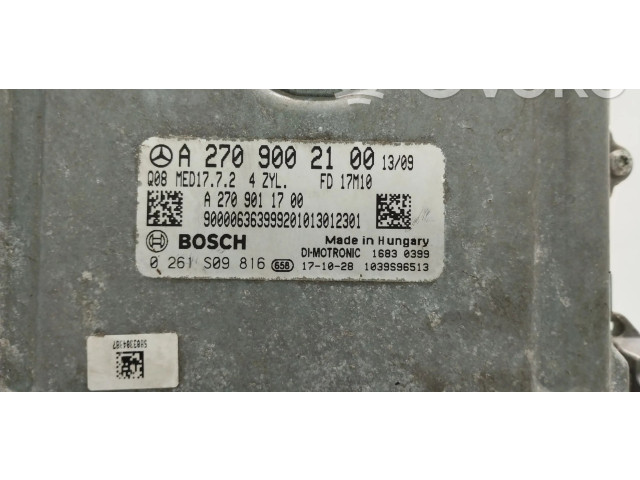 Řídící jednotka A2709002100, 0261S09816   Mercedes-Benz A W176 2018