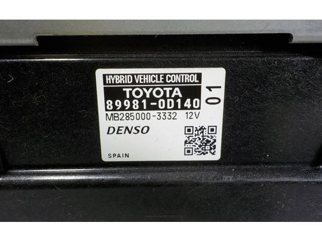 Блок управления 899810D140, MB2850003332   Toyota Yaris