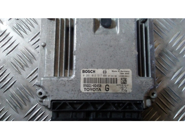 Řídící jednotka 896610D450, 0281012517   Toyota Yaris 2007
