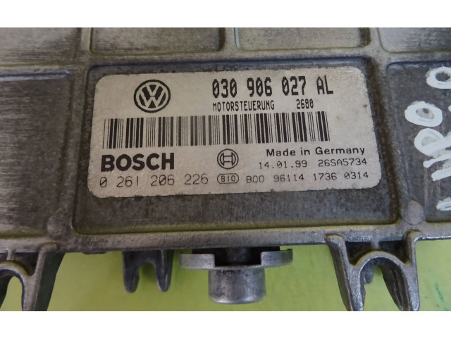 Řídící jednotka 030906027AL, 0261206226   Volkswagen Lupo 2003