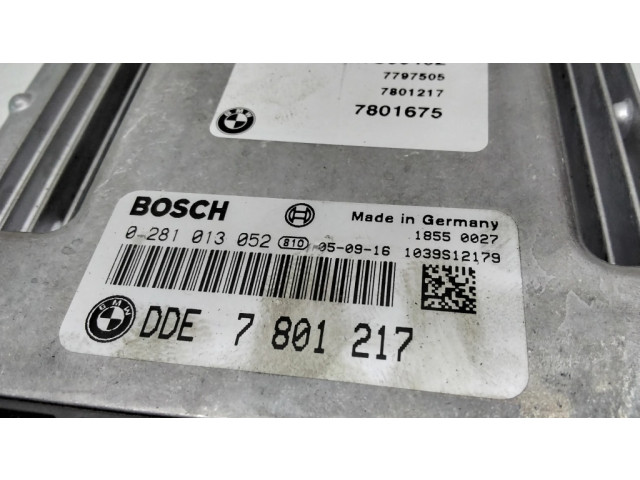 Блок управления двигателя 7801217, 0281013052   BMW X3 E83