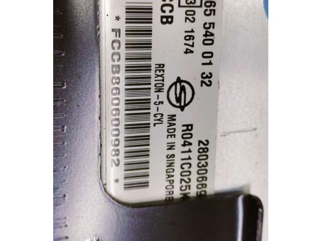 Блок управления двигателя A6655400132, R0411C025K28030669   SsangYong Rexton