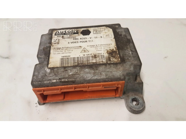 Блок подушек безопасности 600237100, 9644903380   Peugeot 206