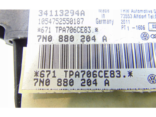 Подушка безопасности пассажира 7N0880204A, 7N0880204A   Volkswagen Sharan
