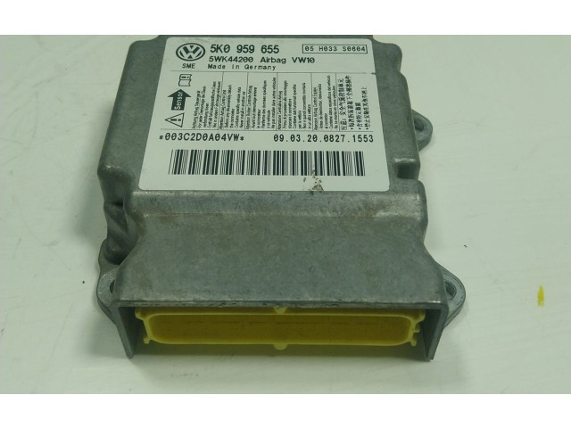 Блок подушек безопасности 5K0959655D013, 5K0959655   Volkswagen Golf SportWagen