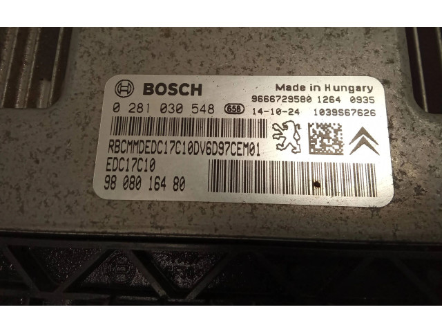 Řídící jednotka 9666729580, 9808016480   Peugeot 308 2017