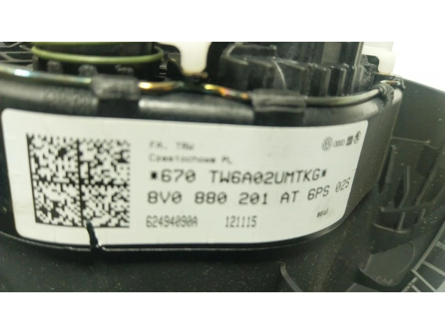 Подушка безопасности водителя 8V0880201AT6PS, 8V0880201   Audi A3 S3 8V