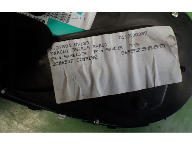 Спидометр (приборный щиток) P9655925880   Peugeot 307 2006
