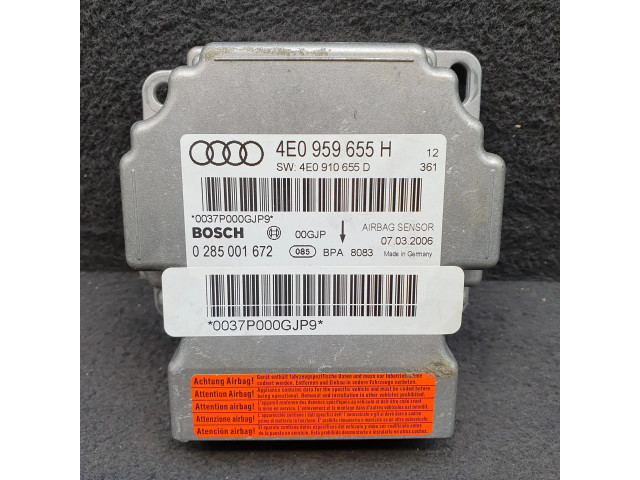 Блок подушек безопасности 4E0959655H, 4E0910655D   Audi A8 S8 D3 4E