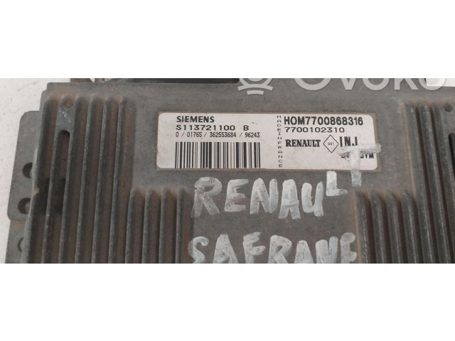 Řídící jednotka 7700868316   Renault Safrane 